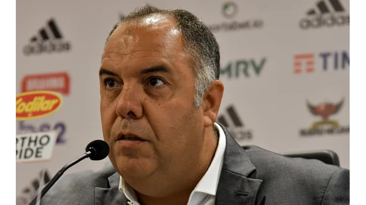Marcos Braz, vice-presidente de futebol do Flamengo (Foto: Thiago Ribeiro/AGIF)