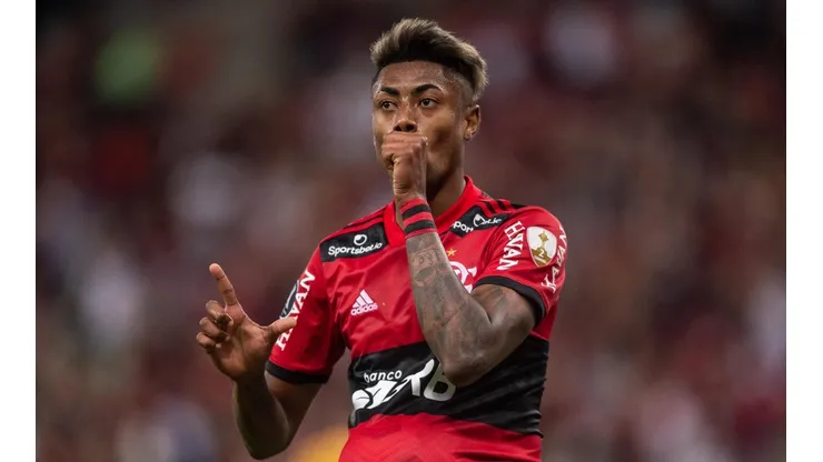 Bruno Henrique é decisivo e coloca o Flamengo mais próximo da final da Libertadores 2021 (Foto: Thiago Ribeiro/AGIF)