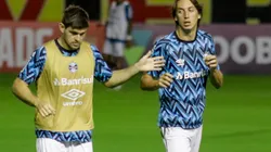 Kannemann e Geromel: dupla vem sendo atrapalhada por problemas físicos (Foto: Rafael Vieira/AGIF)