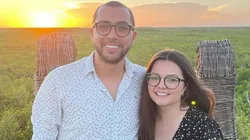 Rafael Moraes e Lali Tournier está no México antes de ir para Las Vegas (Foto: Reprodução Instagram)