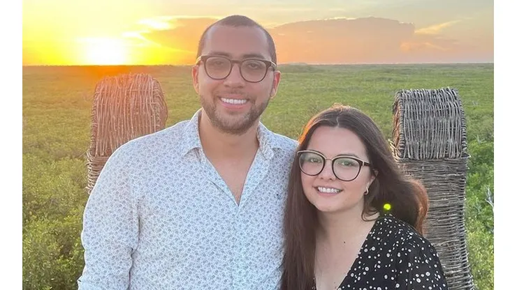 Rafael Moraes e Lali Tournier está no México antes de ir para Las Vegas (Foto: Reprodução Instagram)