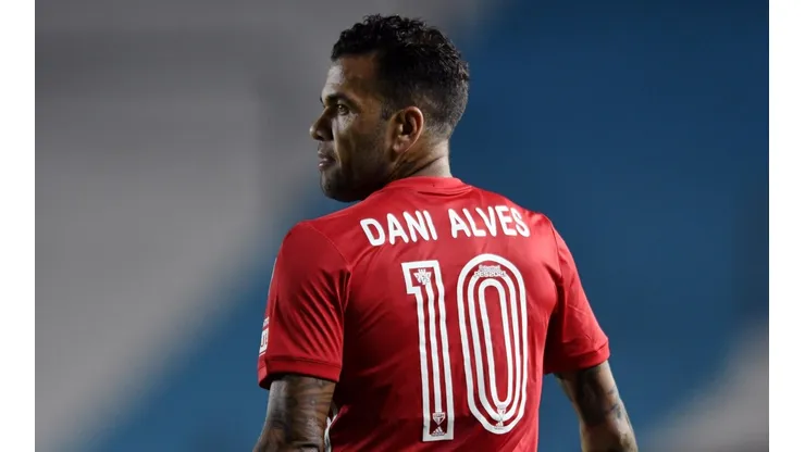 Daniel Alves enquanto jogador do São Paulo. (Foto: Marcelo Endelli/Getty Images)