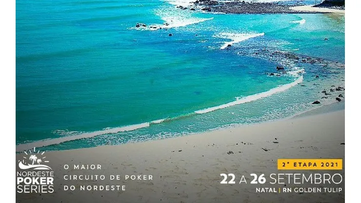 O Nordeste Poker Series vai acontecet na Praia de Ponta negra, em natal (Foto: Divulgação)