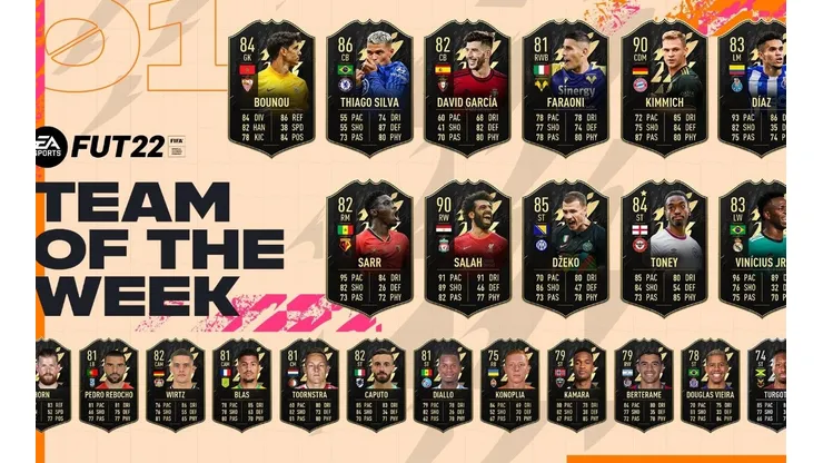 FIFA 22: Thiago Silva, Vinícius Jr., Salah e Kimmich estão no primeiro Time da Semana