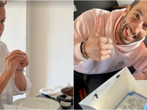 Mariana Becker entrega brigadeiros a Daniel Ricciardo e web vai à loucura: 'Patrimônio nacional'