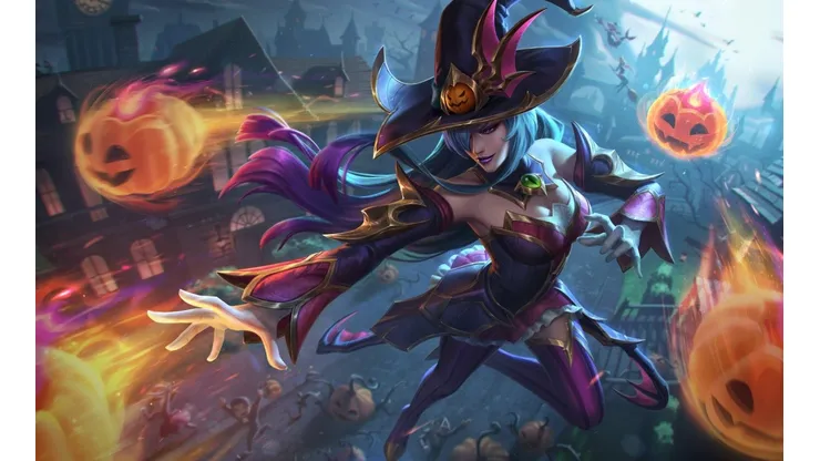 Skin da Syndra Feiticeira