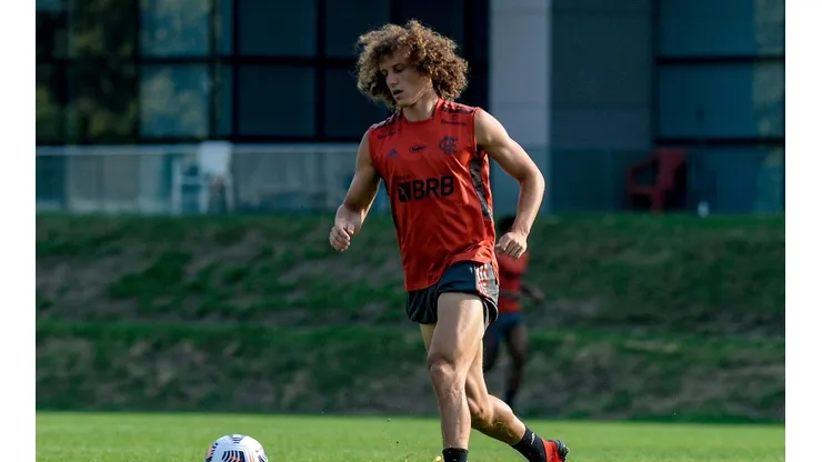 David Luiz pode fazer sua estreia pelo Flamengo nesta quarta-feira (22) (Foto: Marcelo Cortes / Flamengo)