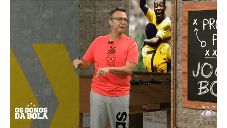 Neto, ex-jogador e atual comentarista da Bandeirantes (Foto: Reprodução/Twitter)