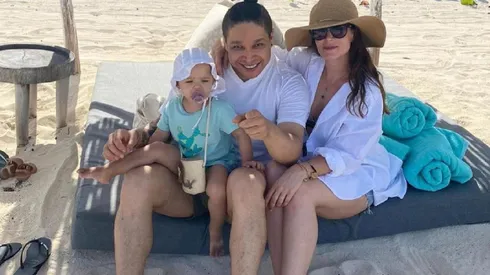 Felipe Mojave e família em Riviera Maya, no México (foto: Reprodução Instagram)