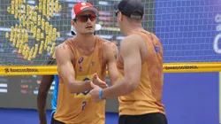 Na foto, André e George. (Foto: Divulgação CBV)