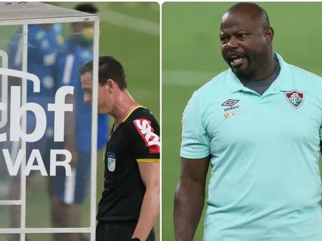 Marcão reclama de gol anulado do Flu e expõe histórico do árbitro