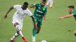 Cuiabá e Fluminense empataram por 2 a 2 na Arena Pantanal (Foto: Gil Gomes/AGIF)