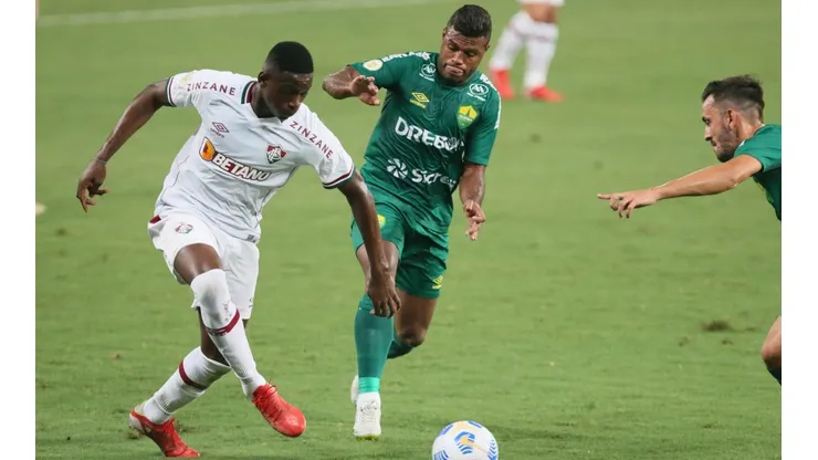 Cuiabá e Fluminense empataram por 2 a 2 na Arena Pantanal (Foto: Gil Gomes/AGIF)