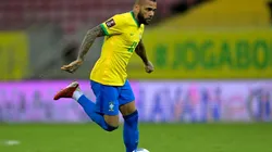 Daniel Alves em jogo da Seleção Brasileira