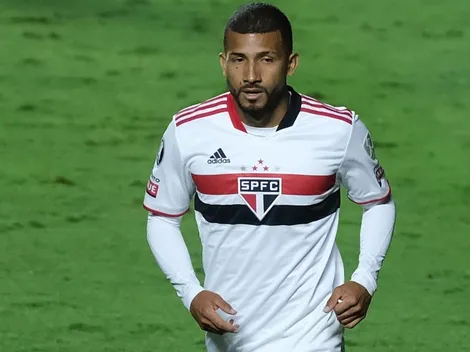 Rojas faz trabalho físico a parte e luta por disputada vaga no ataque do São Paulo