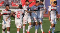 Veja os melhores momentos e gols da vitória do São Paulo sobre o Atlético-GO. (Foto: Marcello Zambrana/AGIF)