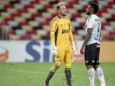 'Não fluiu tanto o jogo', lamenta goleiro do Flamengo após derrota