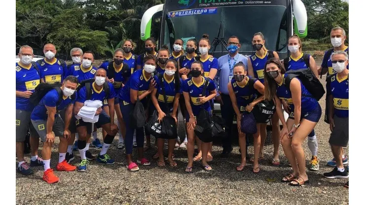 Seleção feminina treinou nesta manhã, na última preparação para tentar seu 22º título da competição continental. (Foto: Reprodução Instagram CBV)