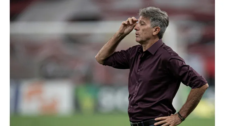 Renato Gaúcho, técnico do Flamengo, durante partida contra o Grêmio no Maracanã (Jorge Rodrigues/AGIF)