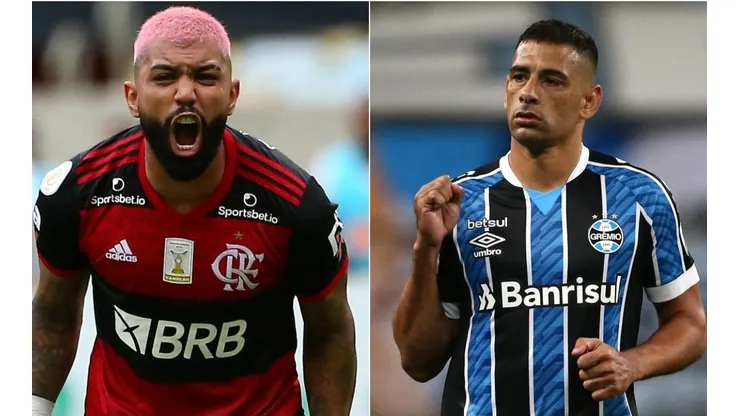 Flamengo e Grêmio se enfrentam neste domingo (Foto: Getty Images)