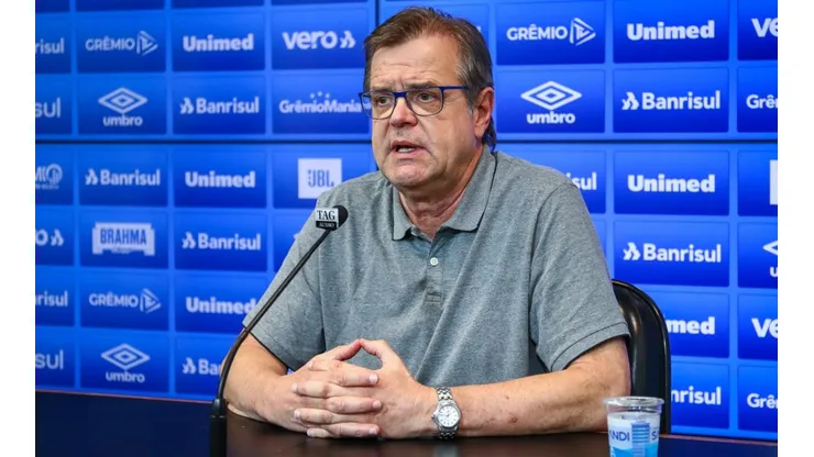 Herrmann: se manifestou sobre a polêmica (Foto: Lucas Uebel/Grêmio/Divulgação)