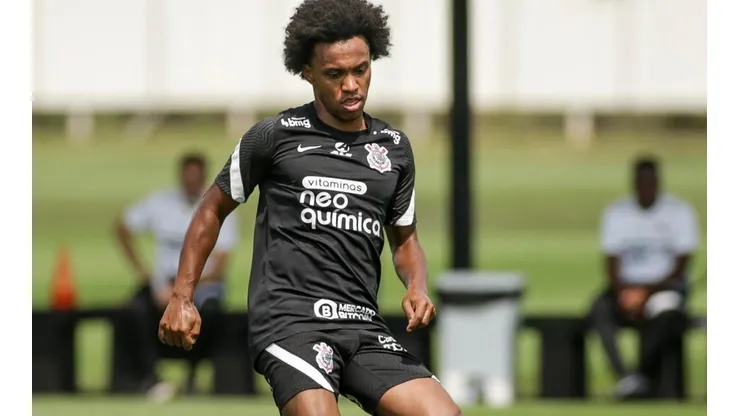 Willian reestreia no Corinthians 14 anos após a sua saída. (Foto: Rodrigo Coca / Ag. Corinthians)