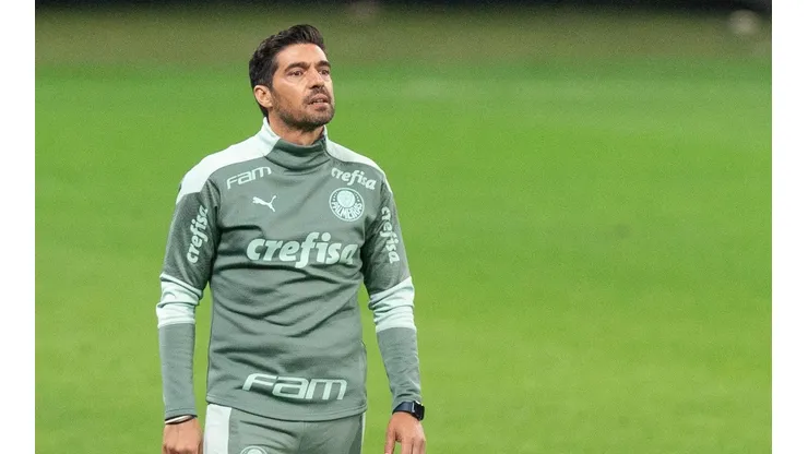 Abel Ferreira durante o jogo contra o Corinthians, na Neo Química Arena (Getty Images)