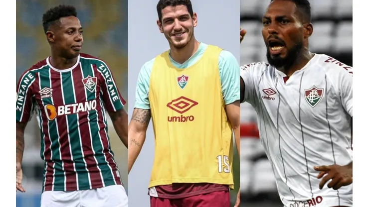 Montagem: fotos de Lucas Merçon e Mailson Santana/Fluminense FC