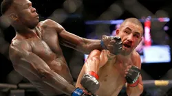 Por nocaute Adesanya conquistou o titulo que pertencia a Whittaker em 2019 | Crédito: Getty Images