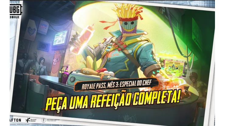 PUBG Mobile recebe o Royale Pass Mês 3 - Especial do Chef; drop especial está na cidade de São Paulo