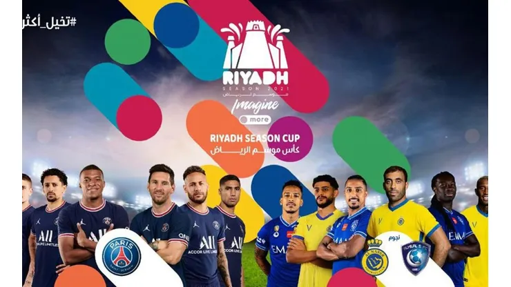 O PSG participará da Riyahd Season Cup em janeiro de 2022.
