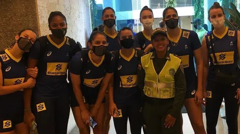 Seleção feminina de vôlei. (Foto: Reprodução Instagram CBV)