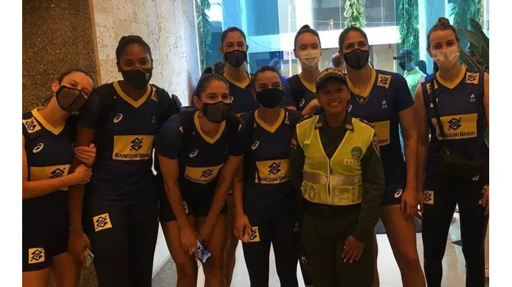 Seleção feminina de vôlei. (Foto: Reprodução Instagram CBV)