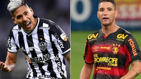 Atlético-MG e Sport se enfrentam neste sábado (Foto: Getty Images e Marcello Zambrana/AGIF)