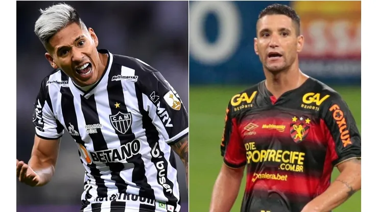 Atlético-MG e Sport se enfrentam neste sábado (Foto: Getty Images e Marcello Zambrana/AGIF)