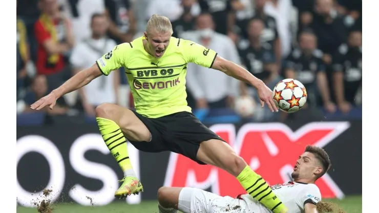 Números de Haaland na temporada 21/22. (Foto: Getty Images)