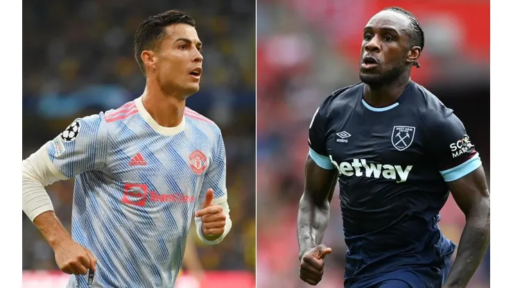 Cristiano Ronaldo e Michail Antonio são os destaques de Manchester United e West Ham United (Getty Images)