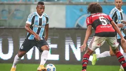 Campaz: mais uma vez não foi utilizado (Foto: Lucas Uebel/Grêmio/Divulgação)