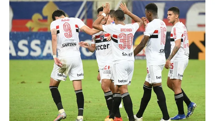 Em 2020, o São Paulo venceu o Fortaleza por 3 a 2 no Castelão (Foto: Kely Pereira/AGIF)