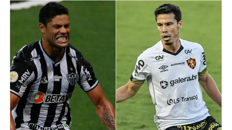 Atlético-MG e Sport se enfrentam neste sábado (Foto: Getty Images e Thiago Ribeiro/AGIF)
