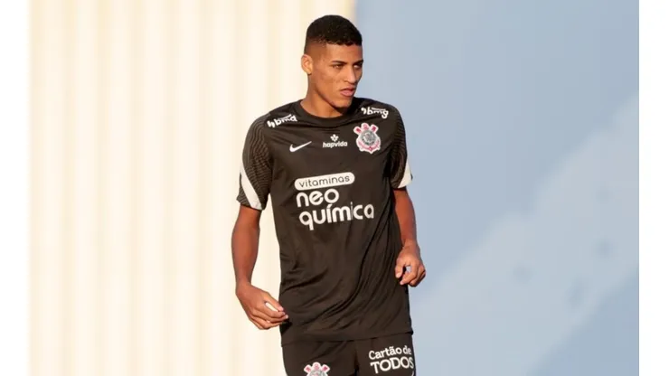 Rodrigo Varanda treinando com o Corinthians (Corinthians/Reprodução)