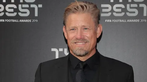 Peter Schmeichel na cerimônia do FIFA