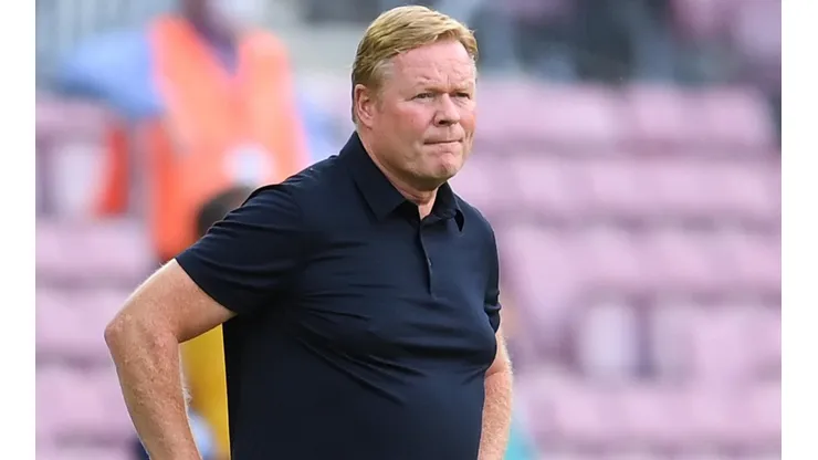 Koeman: pressionado no cargo (Foto: David Ramos/Getty Images/Espanha)