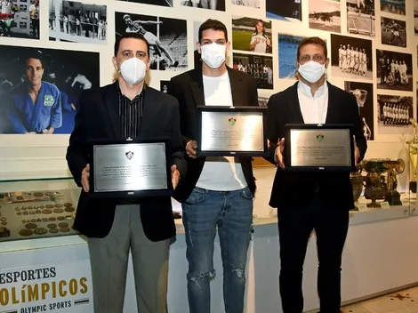 Nino é homenageado pelo Fluminense pela conquista do ouro nas Olimpíadas