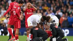 Jogadores demonstravam preocupação com a condição de Elliot que se contorcia de dor | Crédito: Getty Images