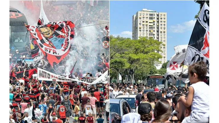 Possivel protesto contra o Vasco e deslocamento da torcida flamenguista motivaram oficio da PM | Crédito: Thiago Ribeiro/AGIF