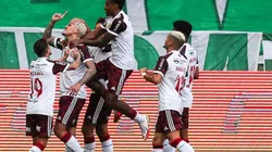 Comemoração de jogadores do Flamengo