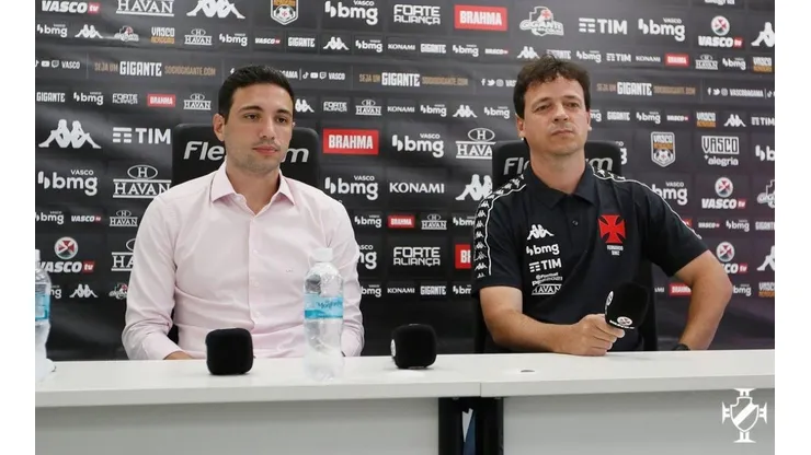 Fernando Diniz é apresentado nesta segunda-feira, mas já comandou atividades no Vasco (Foto: Rafael Ribeiro/Vasco)