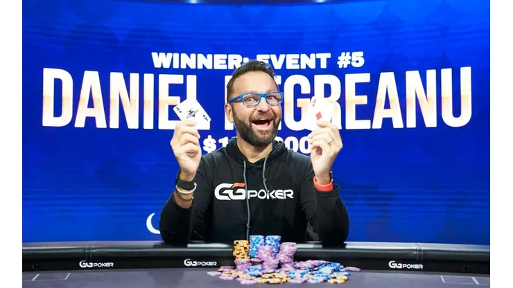 Daniel Negreanu ganhou o segundo torneio live dele no ano (Foto: Poker Go)