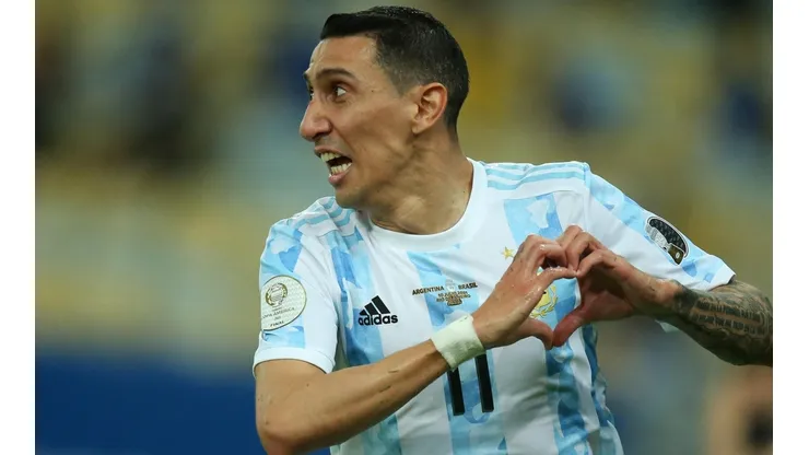 Di María marcou o gol do título da Argentina na Copa América (Foto: Getty Images)